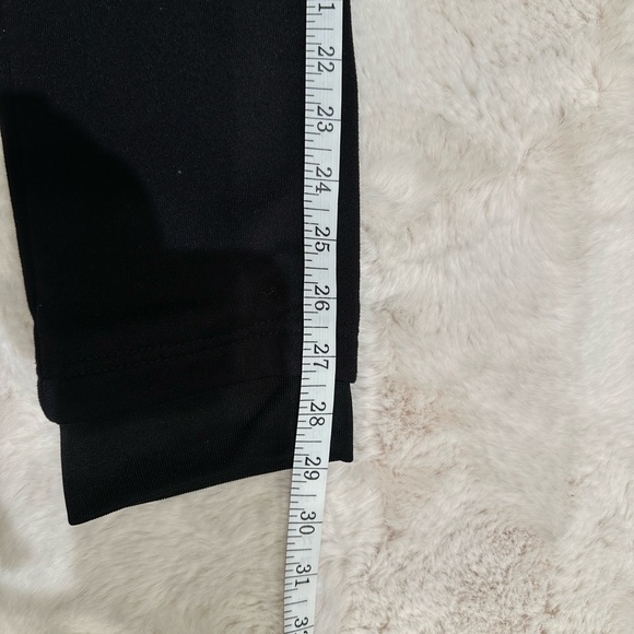 Adidas Kids Black Jogger waistband drawstring zipper pockets climawarm sz 13/14 - Picture 10 of 13